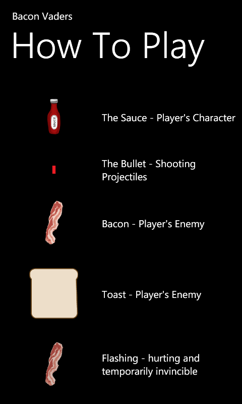 Bacon Vaders screenshot 2